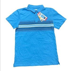 -NWT- Hang Ten light blue collard shirt.   T4